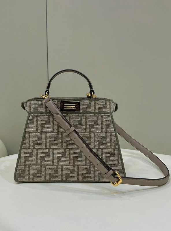 Ladies Fendi Peekaboo bags with gold - toned hardware for a touch of luxuryWF - Fendi Bags - 866