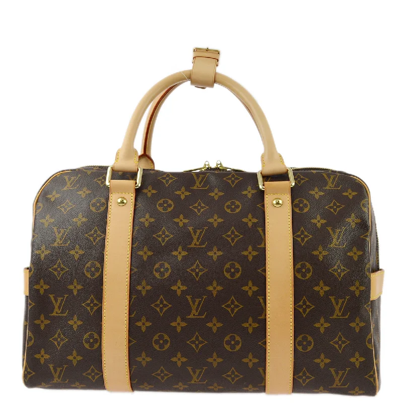 Ladies Louis Vuitton Capucines bags with a detachable shoulder strapLouis Vuitton 2009 Monogram Carryall Duffle Bag M40074