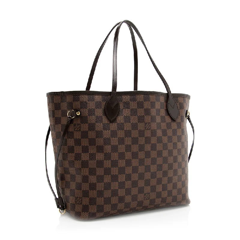 Louis Vuitton crossbody bags with a keychain holder for practicalityLouis Vuitton Damier Ebene Neverfull MM Tote (20010)