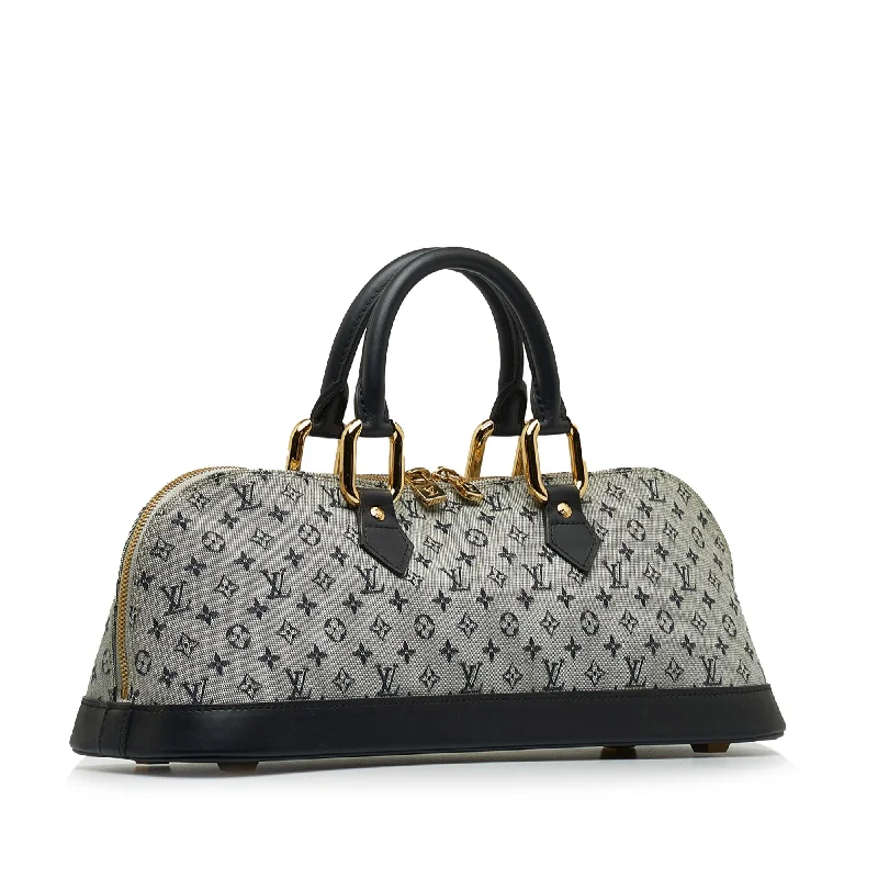 Small - sized Louis Vuitton Pochette Metis bags for a compact carryLOUIS VUITTON Monogram Mini Lin Alma Horizontal HandBag