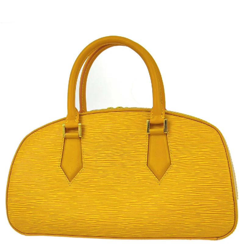 Ladies Louis Vuitton Capucines bags with gold - toned hardwareLouis Vuitton 2000 Yellow Epi Jasmin Handbag M52089