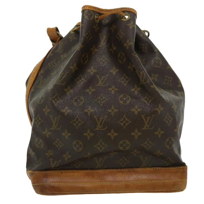 Ladies Louis Vuitton Capucines bags with a detachable shoulder strapLOUIS VUITTON Monogram Noe Shoulder Bag M42224 LV Auth 30874