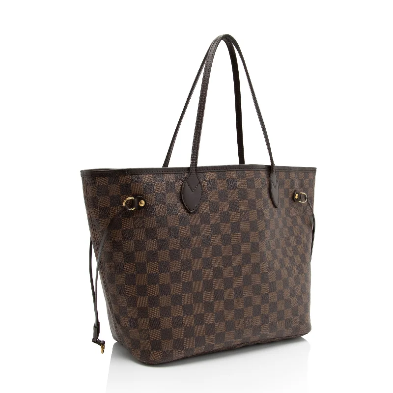 Louis Vuitton bags with a magnetic snap closure for easy accessLouis Vuitton Damier Ebene Neverfull MM Tote (JfUGgm)