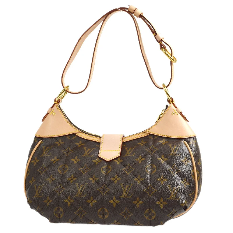 Louis Vuitton bags with a chain - link trim and a leather body for a modern edgeLOUIS VUITTON 2009 CITY BAG PM M41435