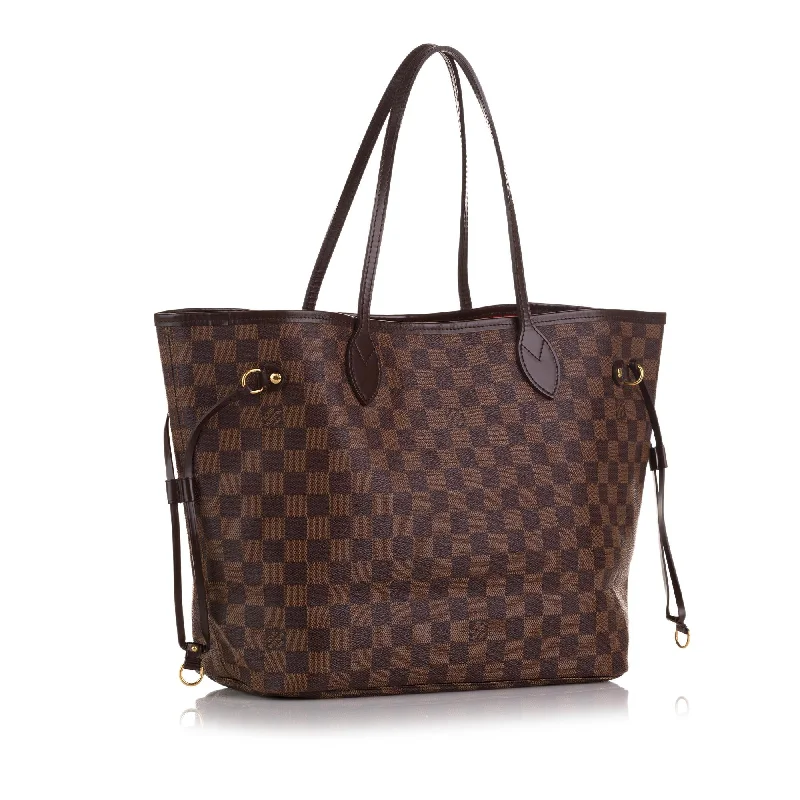 Louis Vuitton crossbody bags with a woven leather strap for textureLouis Vuitton Damier Ebene Neverfull MM (iXDDhR)