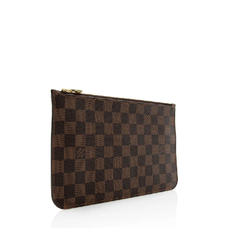 Small - sized Louis Vuitton Pochette Metis bags for a compact carryLouis Vuitton Damier Ebene Neverfull MM Pochette (21421)