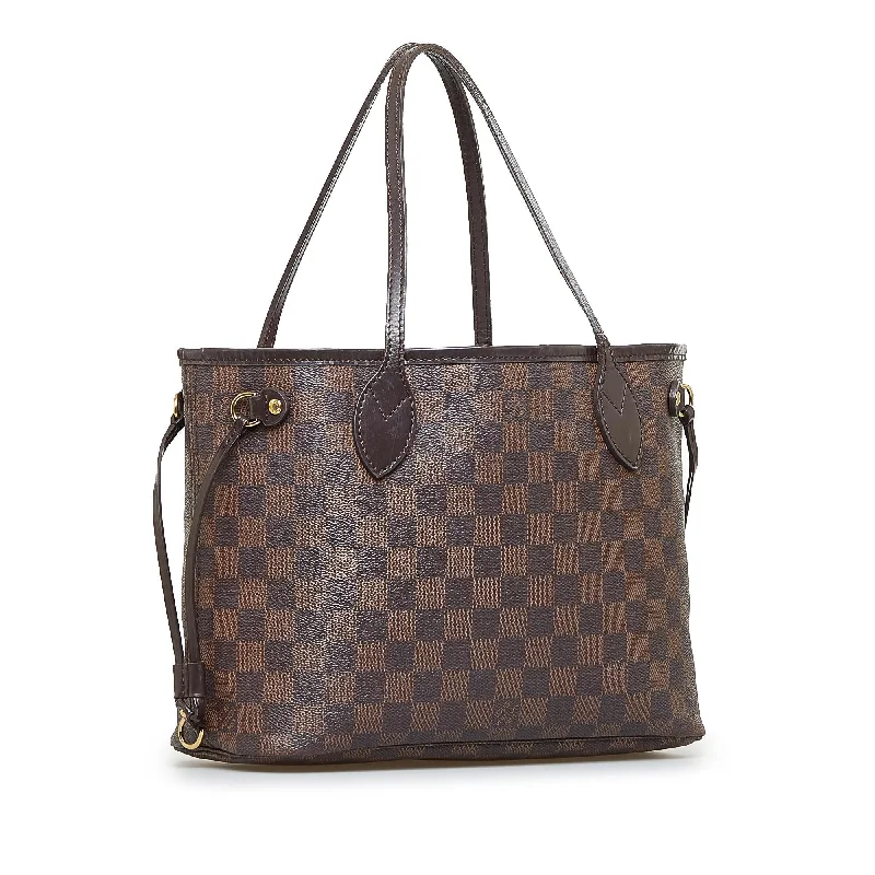 Louis Vuitton tote bags with a double - handle and shoulder - strap optionLouis Vuitton Damier Ebene Neverfull MM (DYTYMy)