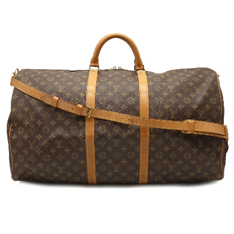 Louis Vuitton handbags with a back - zip pocket for storing valuablesLouis Vuitton Keepall Bandouliere 60