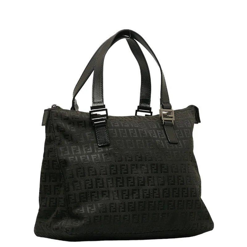 Fendi backpacks with a hidden back pocket for security and privacyFendi Zubo Handbag 8BH134 Black Linen Leather  Fendi