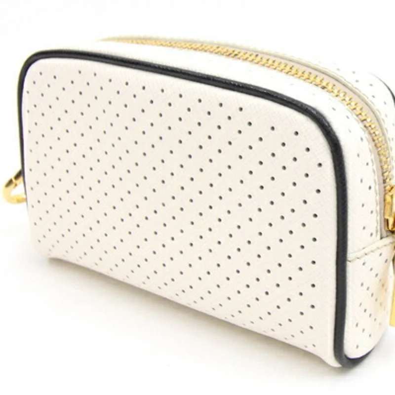 Prada handbags with a metal - framed clasp for durability and stylePRADA Saffiano Clutch Bag