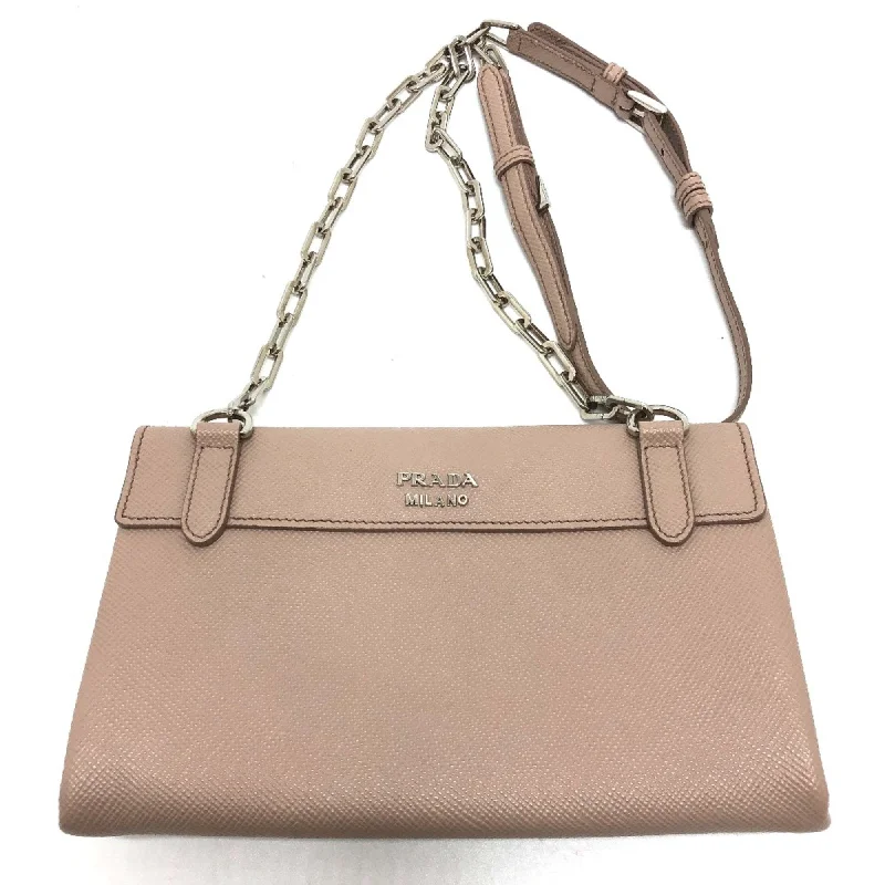 Prada bags with a zippered interior pocket for separating itemsPRADA Saffiano Shoulder Bag