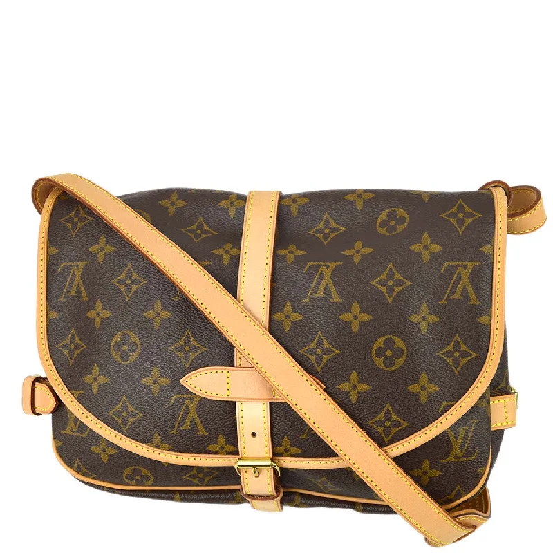 Louis Vuitton Speedy bags in monogram canvas for a classic lookLouis Vuitton 2007 Monogram Saumur 30 M42256