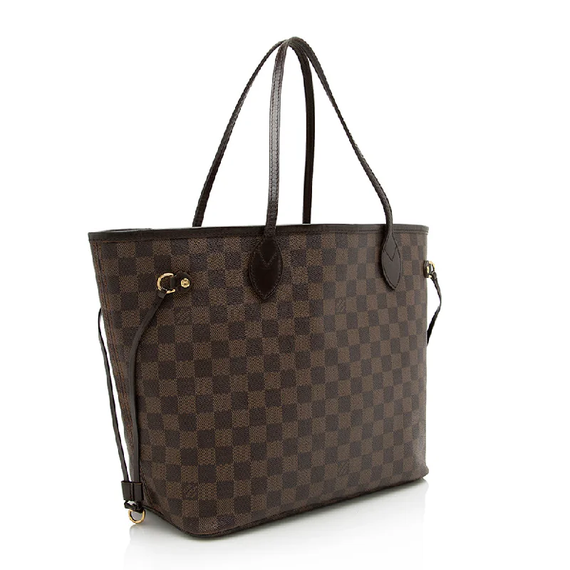 Ladies Louis Vuitton Capucines bags with gold - toned hardwareLouis Vuitton Damier Ebene Neverfull MM Tote (22922)