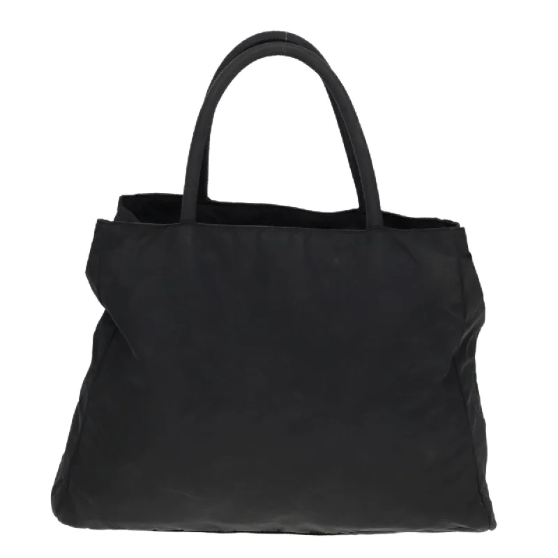 Ladies Prada handbags with a detachable wallet inside for added conveniencePRADA Hand Bag Nylon Black  bs15378