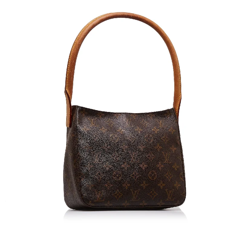 Louis Vuitton backpacks with a padded laptop compartment for travelLOUIS VUITTON Monogram Looping MM Shoulder Bag