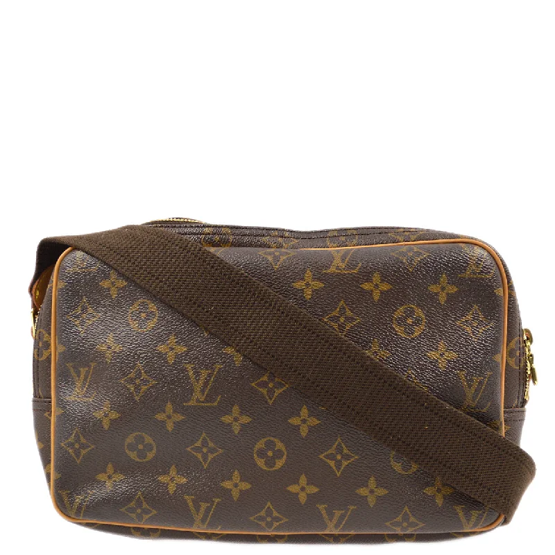 Small - sized Louis Vuitton Pochette Metis bags for a compact carryLouis Vuitton 2000 Monogram Reporter PM Shoulder Bag M45254