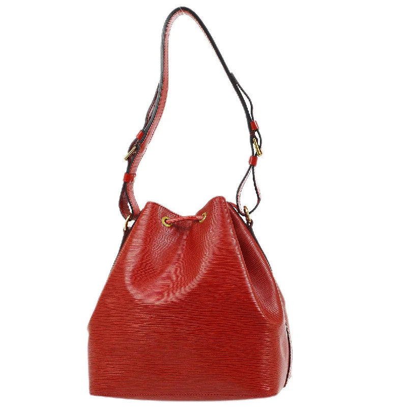 Louis Vuitton Capucines bags with smooth calfskin leather for luxuryLOUIS VUITTON 2000 PETIT NOE DRAWSTRING SHOULDER BAG RED EPI M44107