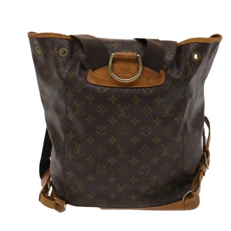 Louis Vuitton Capucines bags with smooth calfskin leather for luxuryLOUIS VUITTON Monogram Montsouris GM Backpack M51135 LV Auth 47014