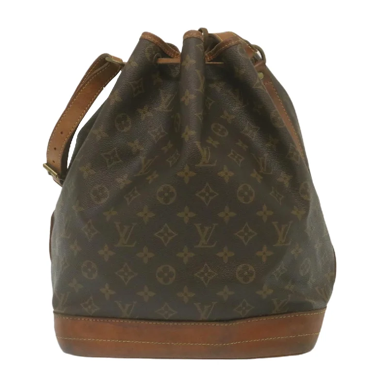 Louis Vuitton bags with a zip - around closure for enhanced securityLOUIS VUITTON Monogram Noe Shoulder Bag M42224 LV  29290