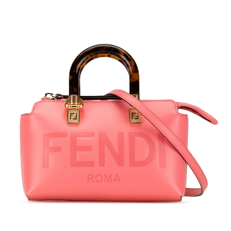 Fendi Baguette bags featuring the iconic FF logo plaque for a branded lookPink Fendi Mini By The Way Satchel