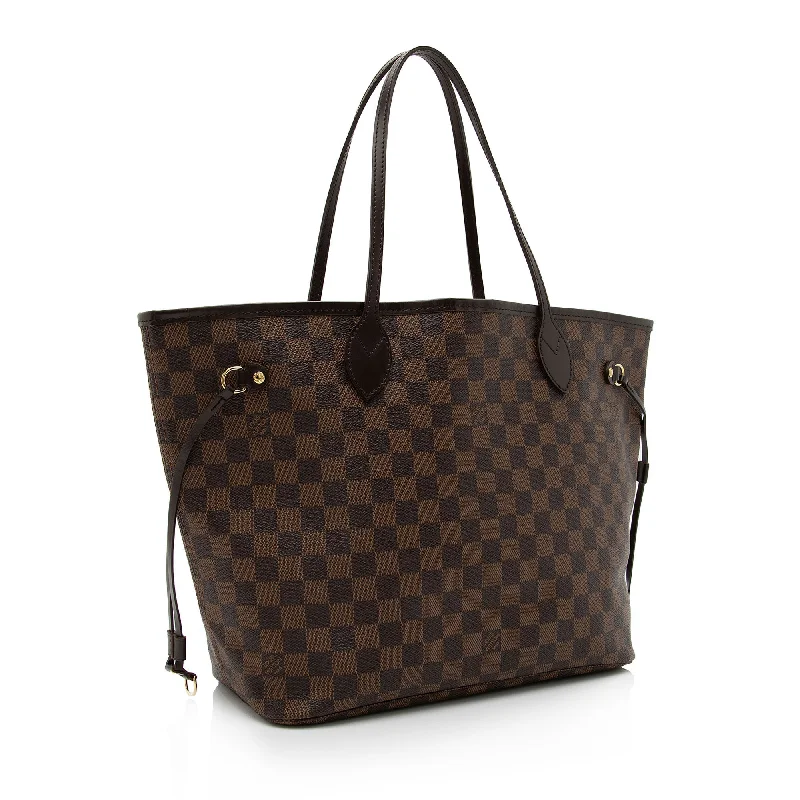 Ladies Louis Vuitton Capucines bags with a detachable shoulder strapLouis Vuitton Damier Ebene Neverfull MM Tote (E7lEME)