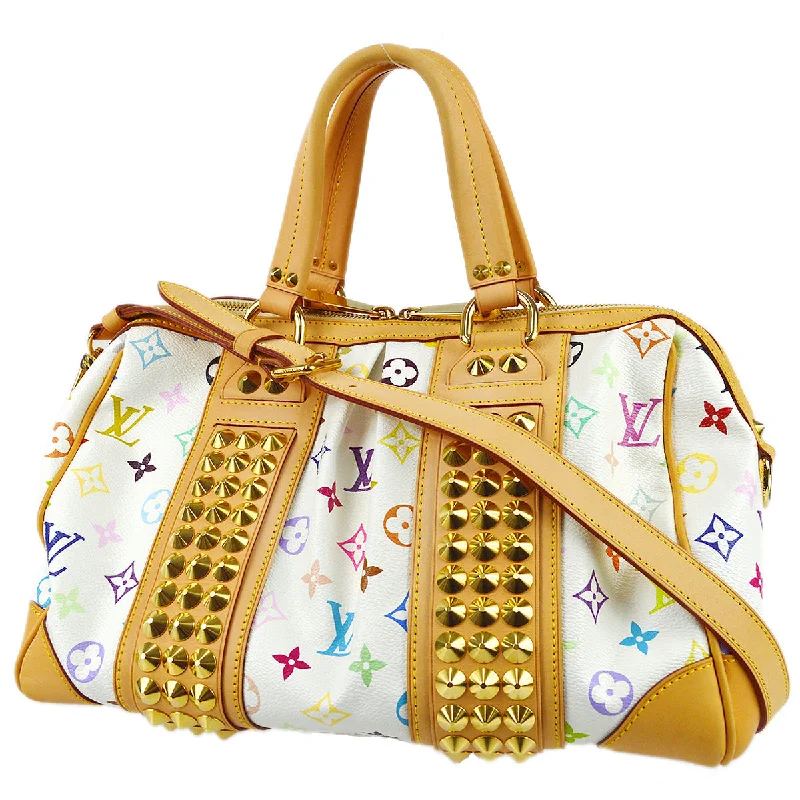 Ladies Louis Vuitton shoulder bags with a tassel decoration for charmLouis Vuitton 2000s Courtney MM Monogram Multicolor M45641