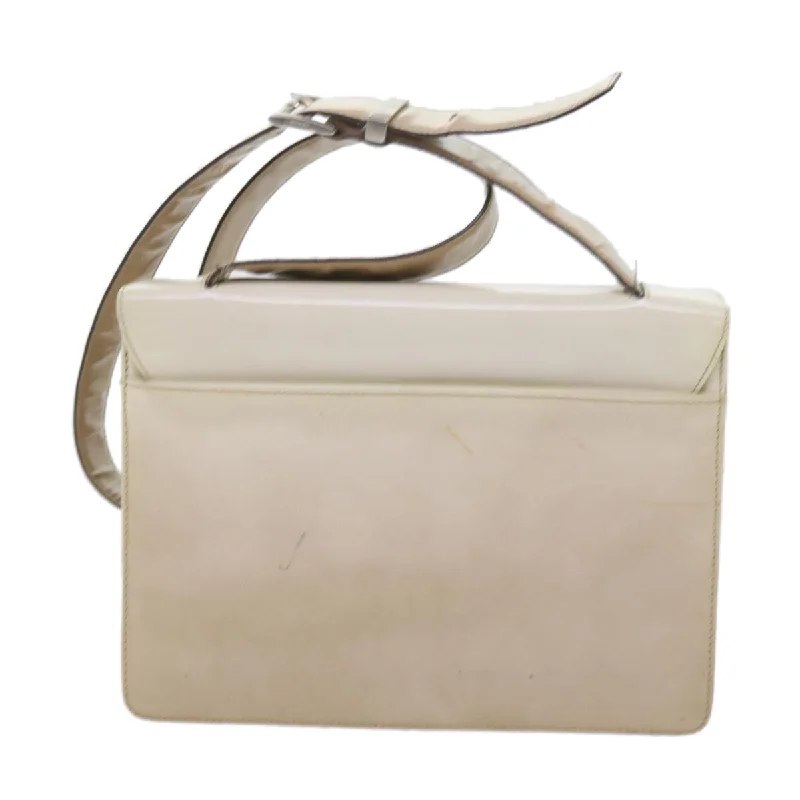 Ladies Prada shoulder bags with a wide - width strap for enhanced comfortPRADA Saffiano Shoulder Bag