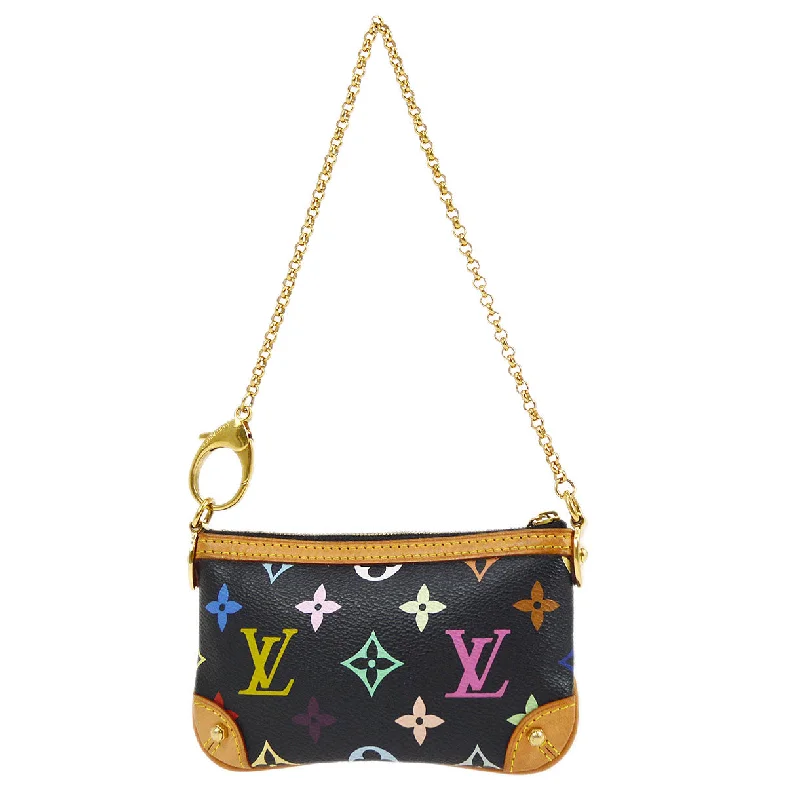 Small - sized Louis Vuitton Pochette Metis bags for a compact carryLouis Vuitton 2008 Multicolor Pochette Milla PM M60099