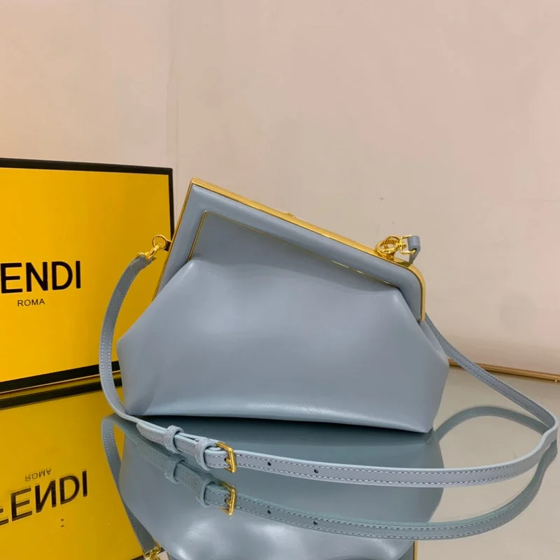 Fendi bags with a chain - link trim and a leather body for a modern and edgy lookWF - Fendi Bags - 879