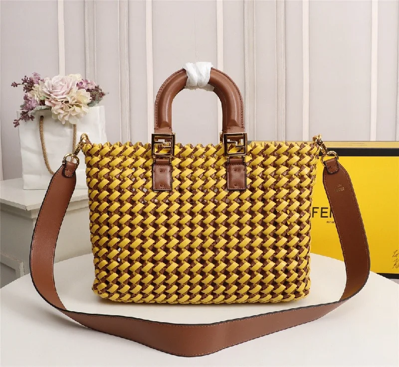 Fendi tote bags with a reinforced bottom for increased durabilityNew Arrival Bags Fendi 016