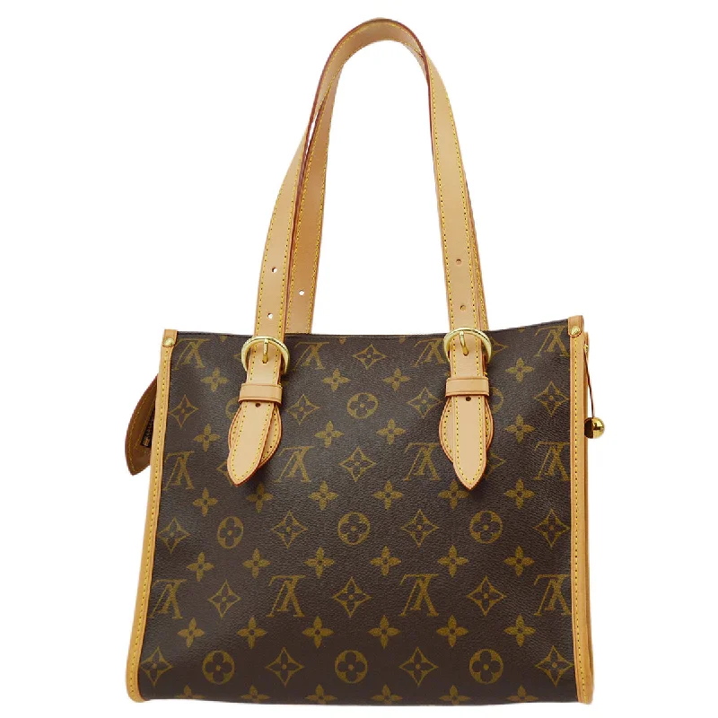 Louis Vuitton bags with a snap - button closure and a decorative charm for styleLouis Vuitton 2007 Monogram Popincourt Hart Tote Handbag M40007