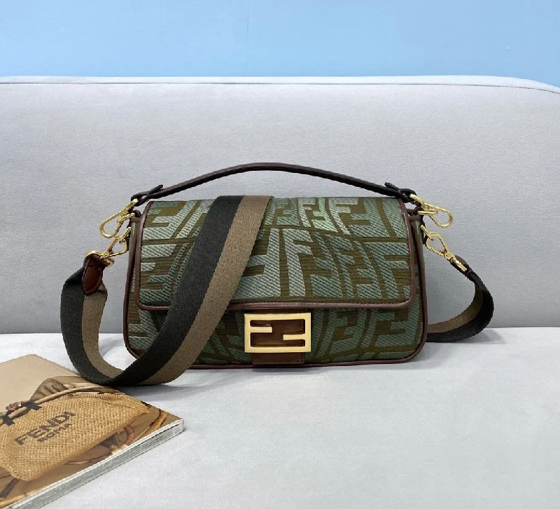 Fendi Baguette bags with a monogram - embossed leather surface for a luxurious feelLuxury  Bags Fendi 188