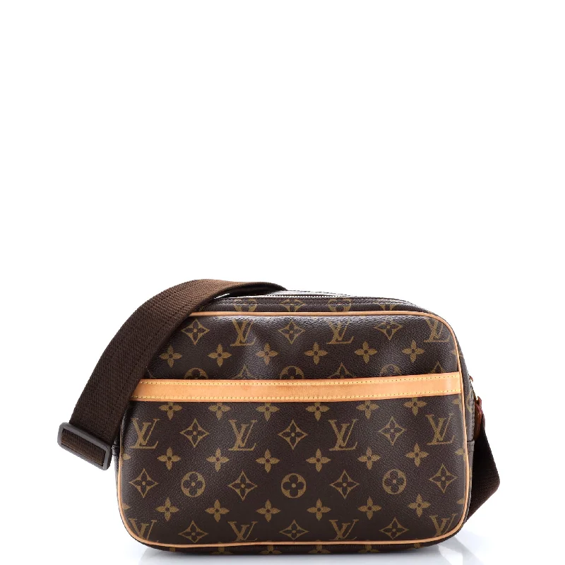 Prada bags with a zip - top closure and multiple interior pockets for organizationReporter Bag Monogram Canvas PM