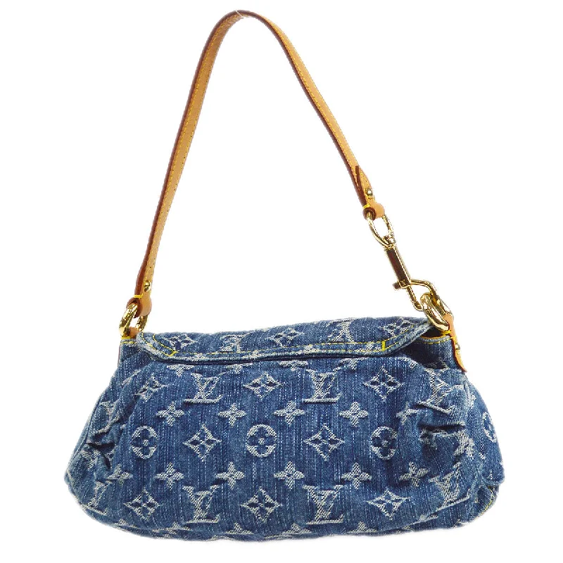 Louis Vuitton tote bags with a water - resistant coating for outdoor useLOUIS VUITTON 2006 MINI PRETTY MONOGRAM DENIM M95050