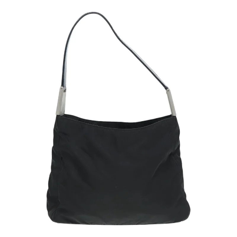 Prada bags with a zip - top closure and multiple interior pockets for organizationPRADA Hand Bag Nylon Black  bs16849