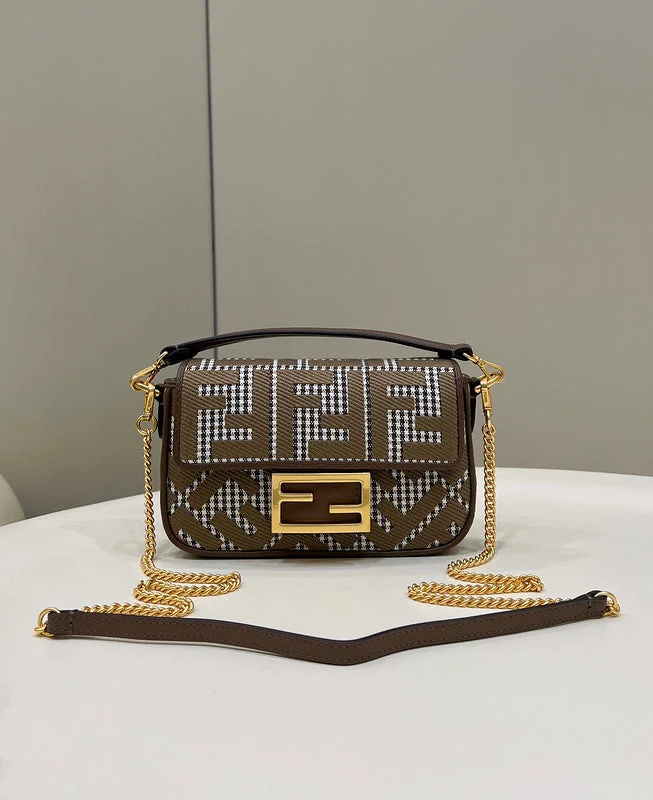 Fendi By The Way bags with a crystal - embellished FF logo for added luxury and glamourWF - Fendi Bags - 875