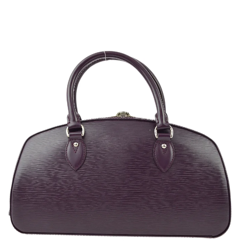 Ladies Louis Vuitton shoulder bags with a single - handle silhouetteLouis Vuitton 2008 Purple Epi Jasmin M5285K