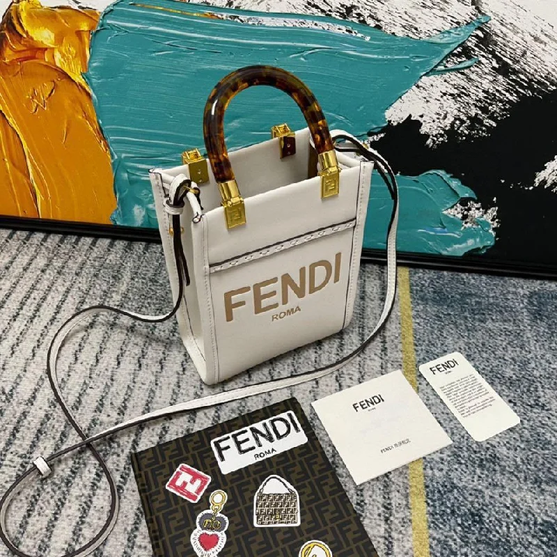 Fendi Sunshine Shopper bags with a removable interior organizer for customized storageLuxury  Bags Fendi 161