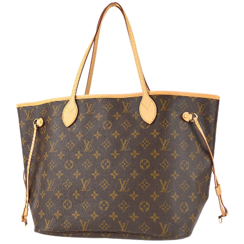 Louis Vuitton handbags with a back - zip pocket for storing valuablesLouis Vuitton 2009 Neverfull MM Monogram M40156