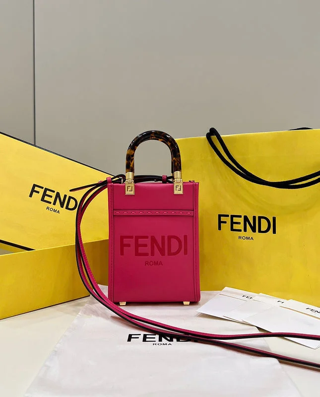 Fendi tote bags with a self - cleaning interior lining for easy maintenanceWF - Fendi Bags - 861