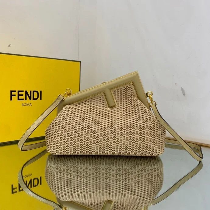 Fendi crossbody bags with a faux fur trim for a warm and stylish winter accessoryWF - Fendi Bags - 846