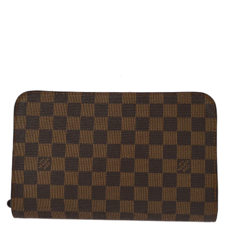 Medium - sized Louis Vuitton tote bags for work and shoppingLouis Vuitton 2007 Damier Saint Louis Clutch Bag N51993