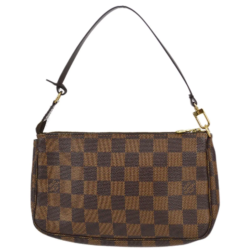 Louis Vuitton backpacks with a padded back panel for comfort during long - wearLouis Vuitton 2007 Damier Pochette Accessoires Handbag N51985