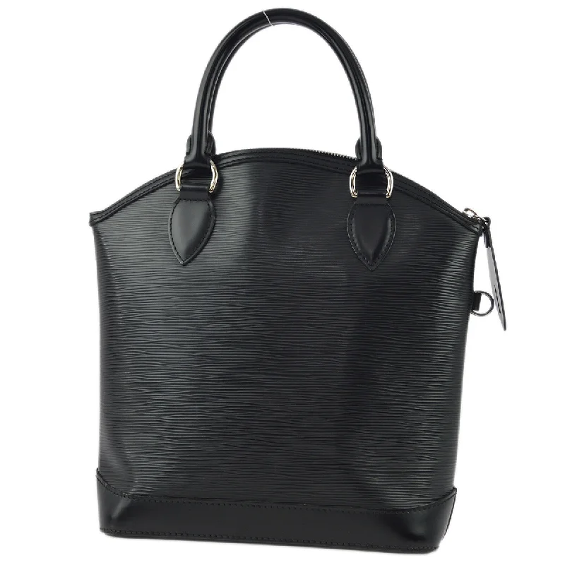 Louis Vuitton tote bags with a double - handle and shoulder - strap optionLouis Vuitton 2007 Black Epi Lockit Handbag M42292