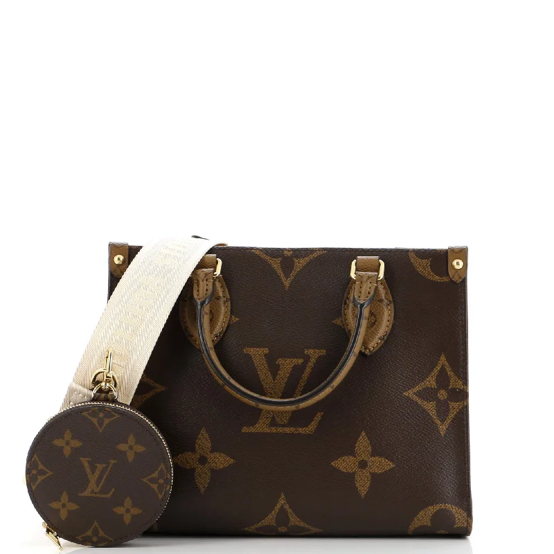 Ladies Prada Re - Edizione 2005 bags with a star - shaped charm for a playful touchOnTheGo Tote Reverse Monogram Giant PM