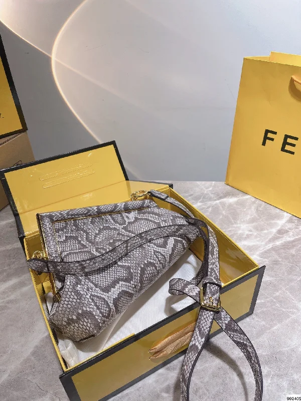 Fendi By The Way bags with a crystal - embellished FF logo for added luxury and glamourLuxury  Bags Fendi 237