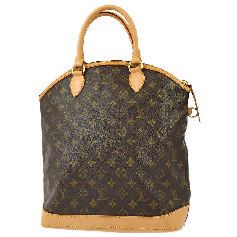 Louis Vuitton tote bags with a printed LV logo on the front for brand visibilityLouis Vuitton 2006 Monogram Lockit Vertical Handbag M40103