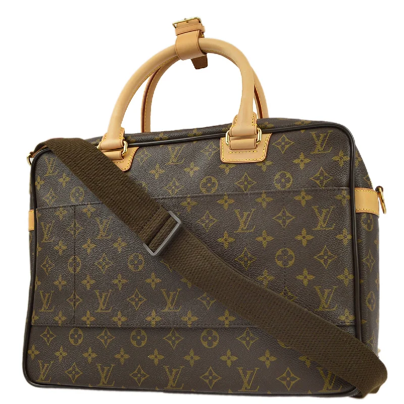 Louis Vuitton handbags with a patent - leather finish for a shiny lookLouis Vuitton 2009 Monogram Icare 2way Shoulder Handbag M23252