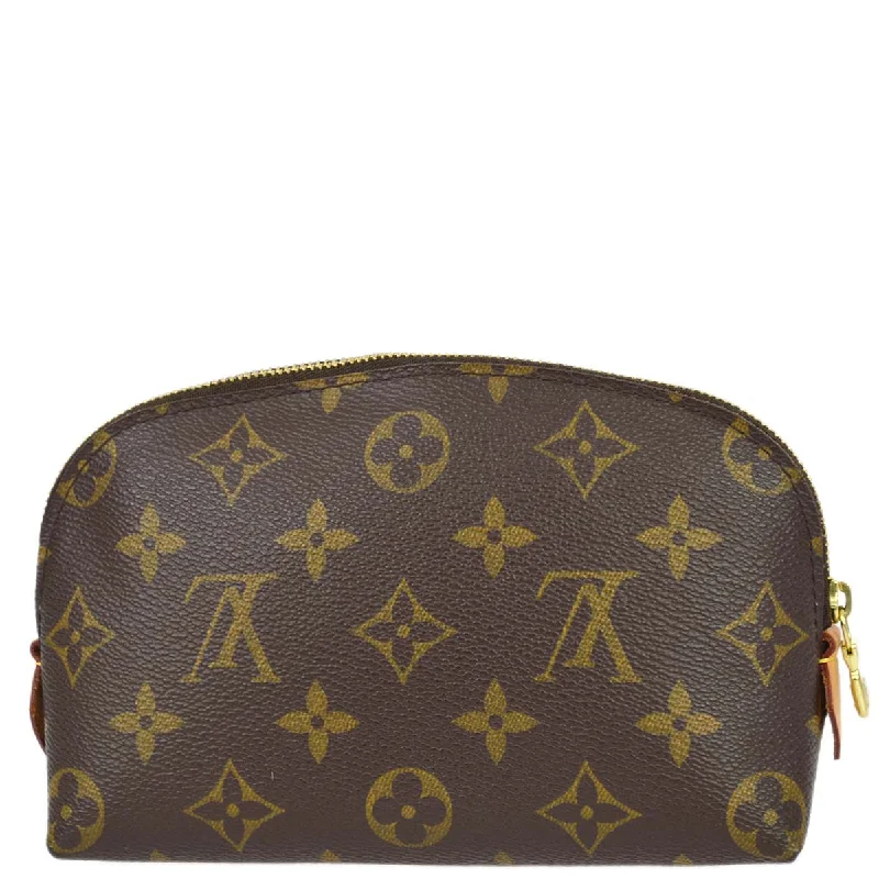 Louis Vuitton tote bags with a printed LV logo on the front for brand visibilityLouis Vuitton 2007 Monogram Pochette Cosmetic Pouch M47515