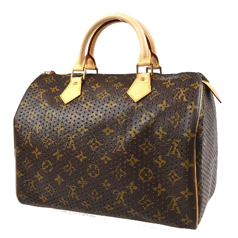 Ladies Louis Vuitton shoulder bags with a single - handle silhouetteLOUIS VUITTON 2006 SPEEDY 30 MONOGRAM PERFO M95180 42956